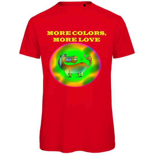 Neon Pferd Herren Premium Bio T-Shirt
