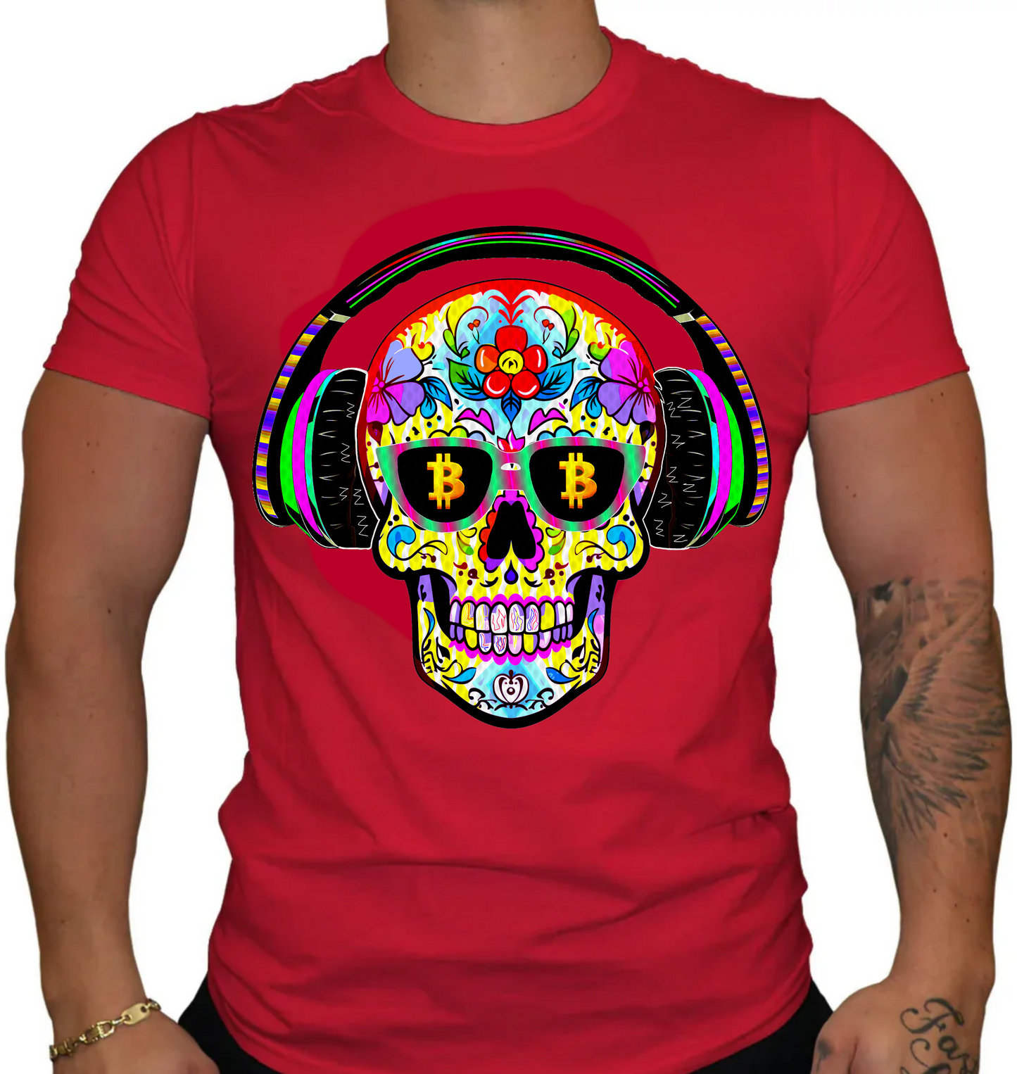 SKULL-MUSIK-T-SHIRT