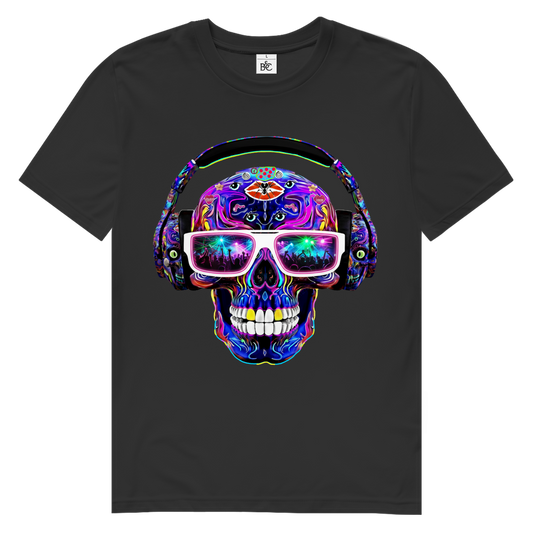 SKULL DISKO Herren Premium Bio T-Shirt