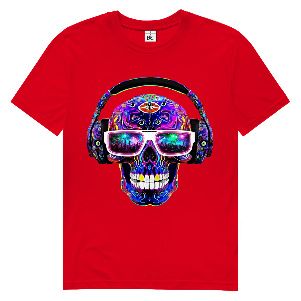 SKULL DISKO Herren Premium Bio T-Shirt