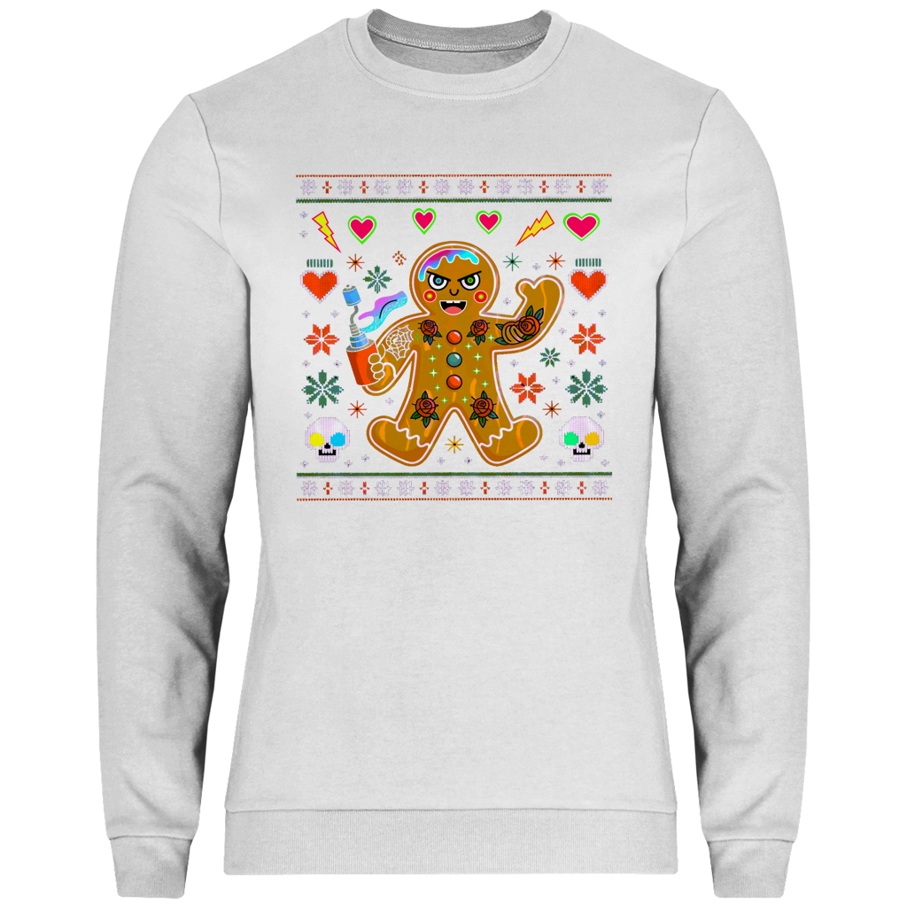 Neon Christmas Sweater Keks Herren Sweatshirt