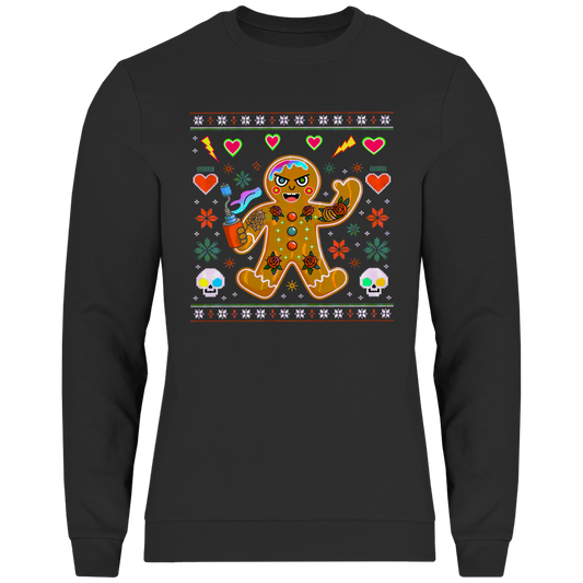 Neon Christmas Sweater Keks Herren Sweatshirt