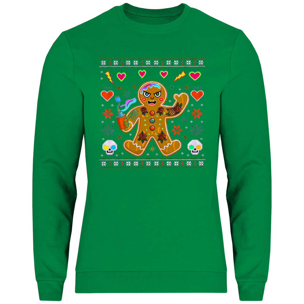 Neon Christmas Sweater Keks Herren Sweatshirt