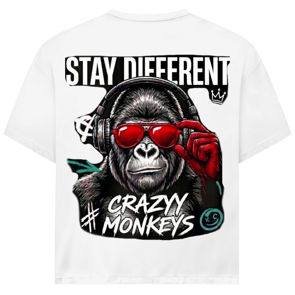 CRAZYY  MONKEYS Jack and Jones Oversize T-Shirt