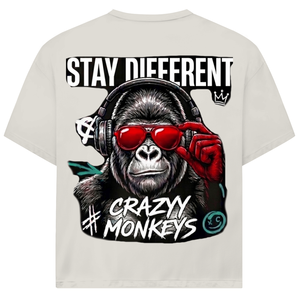 CRAZYY  MONKEYS Jack and Jones Oversize T-Shirt