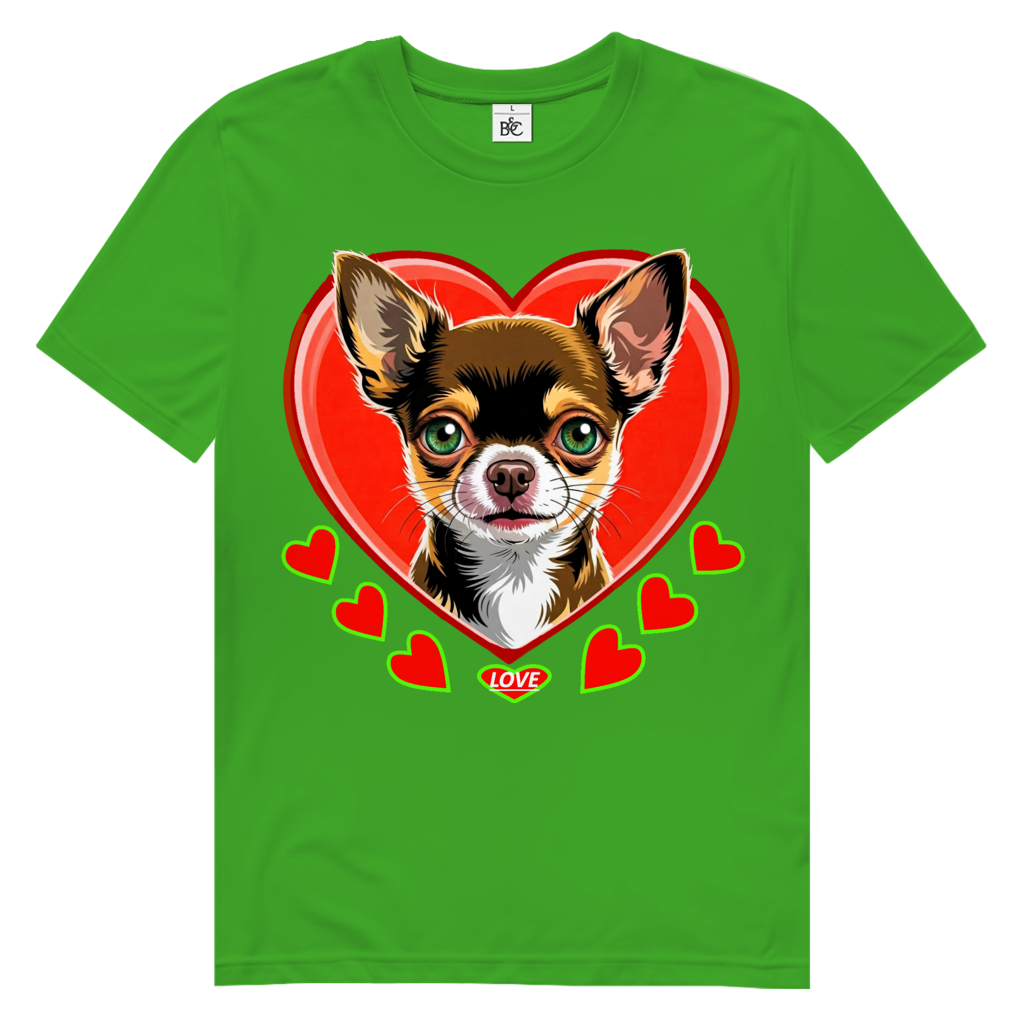 DOG LIEBE Herren Premium Bio T-Shirt