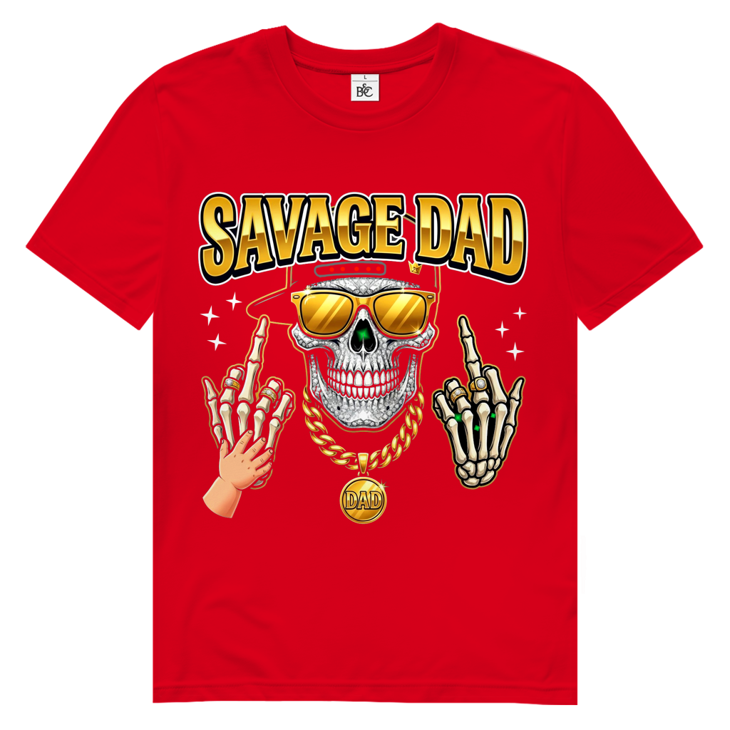 SAVAGE DAD Herren Premium Tshirt