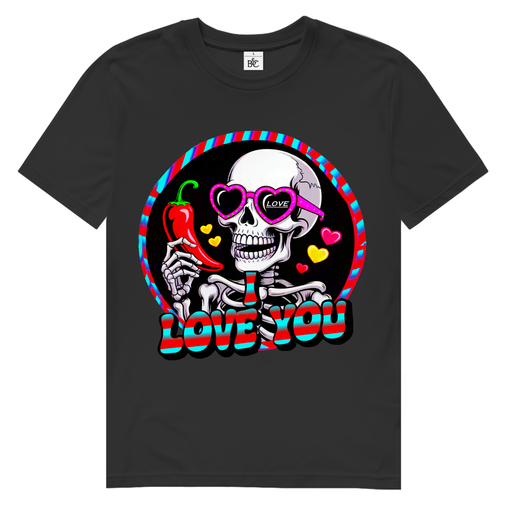 SKULL LOVE Herren Premium Bio T-Shirt