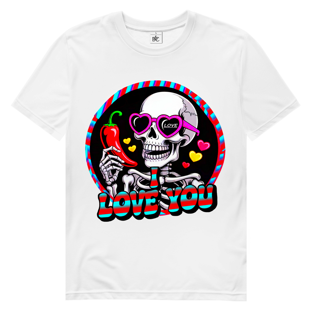 SKULL LOVE Herren Premium Bio T-Shirt