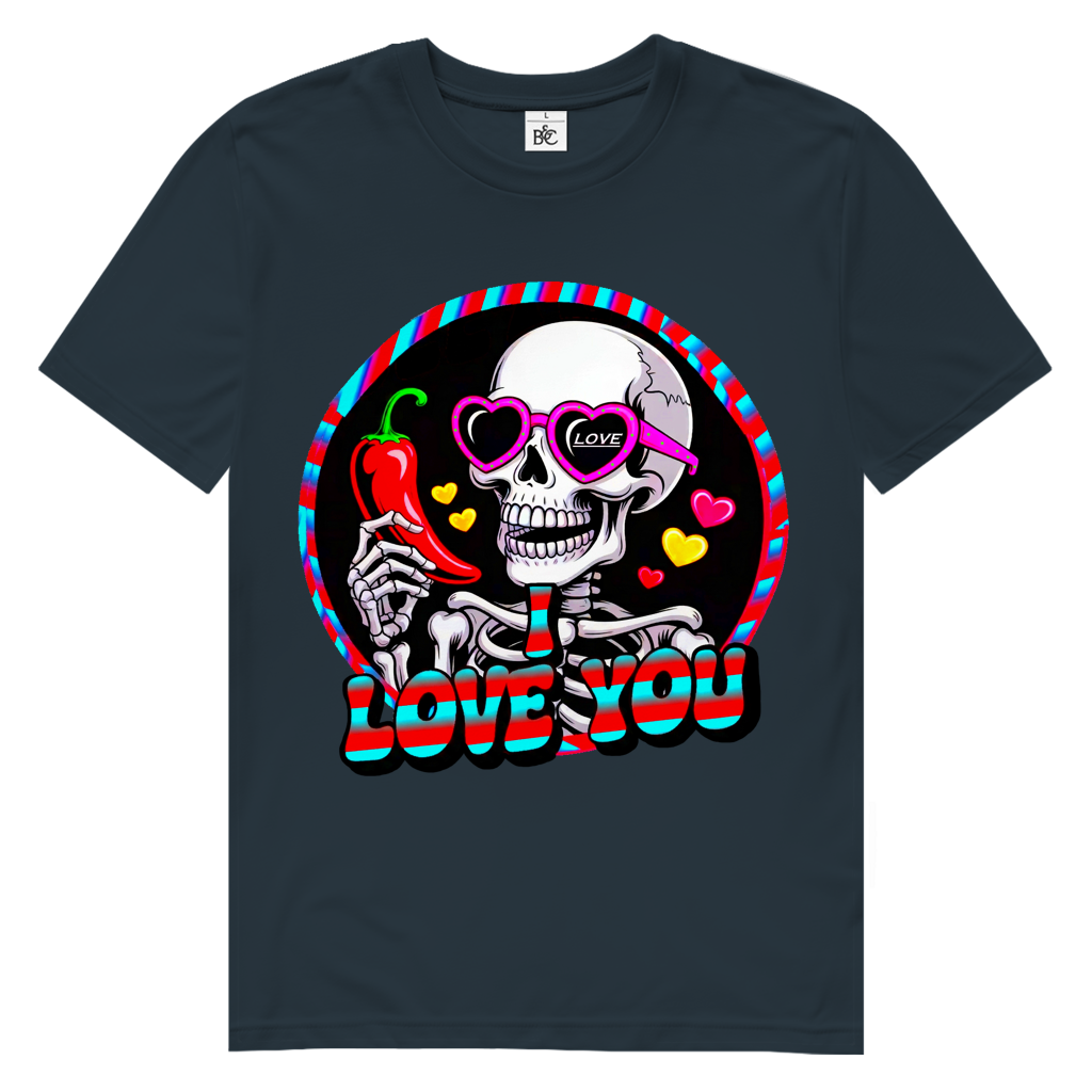 SKULL LOVE Herren Premium Bio T-Shirt