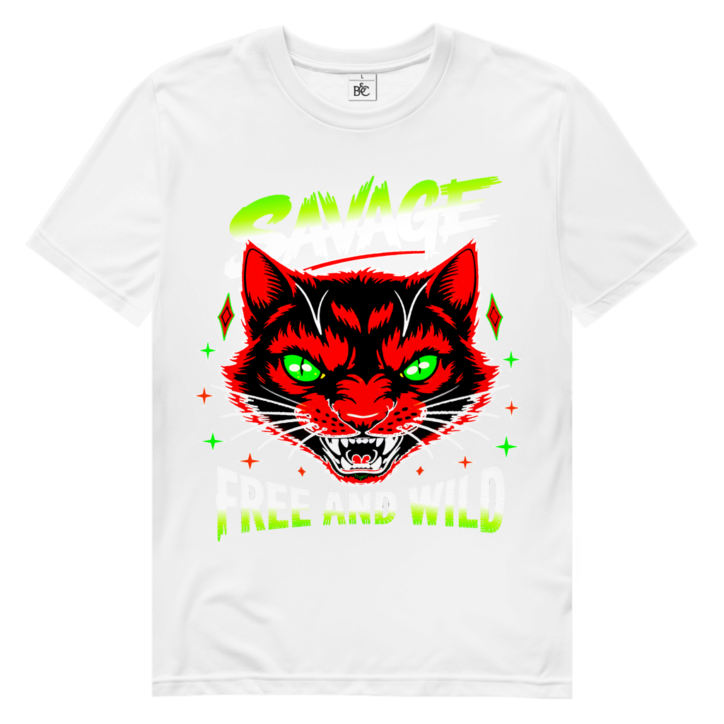 SAVAGE WILD Herren Premium Bio T-Shirt