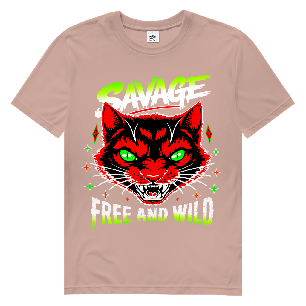 SAVAGE WILD Herren Premium Bio T-Shirt