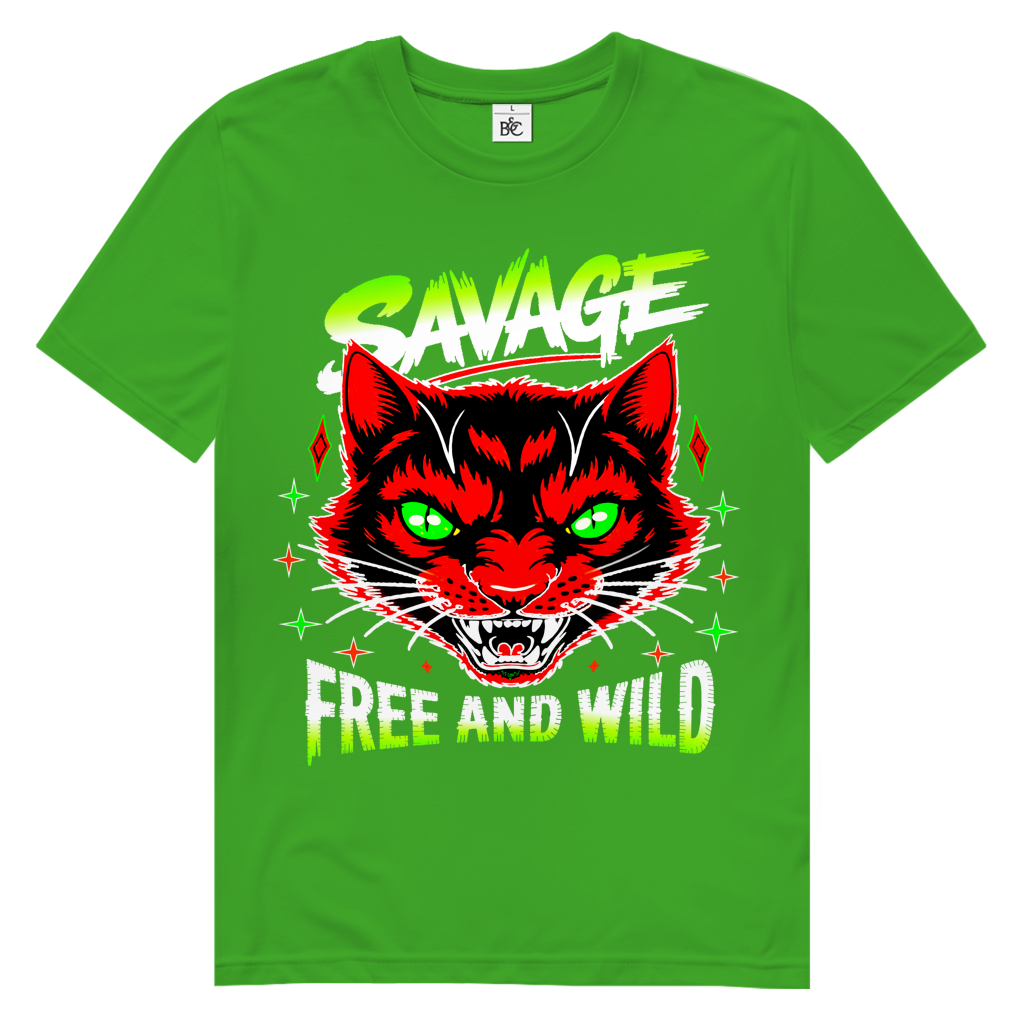 SAVAGE WILD Herren Premium Bio T-Shirt