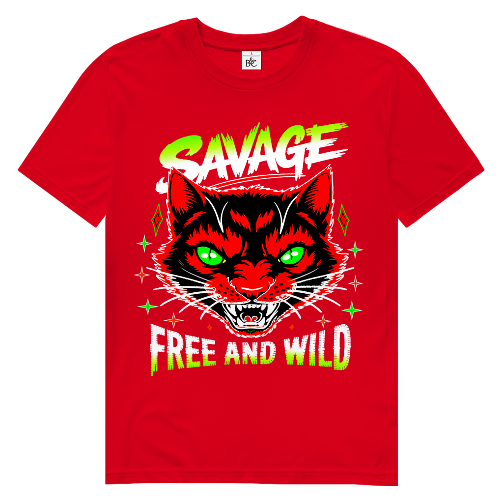 SAVAGE WILD Herren Premium Bio T-Shirt