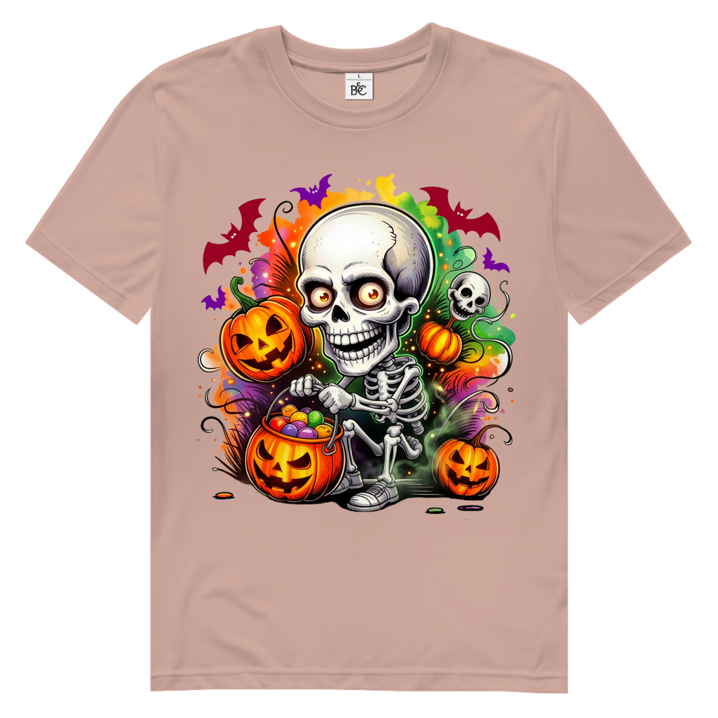 Color Explosion Skull Herren Premium Bio T-Shirt