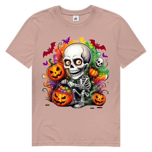 Color Explosion Skull Herren Premium Bio T-Shirt