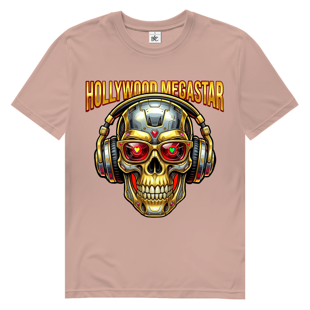 Herren Premium Bio T-Shirt HOLLYWOOD MEGASTAR