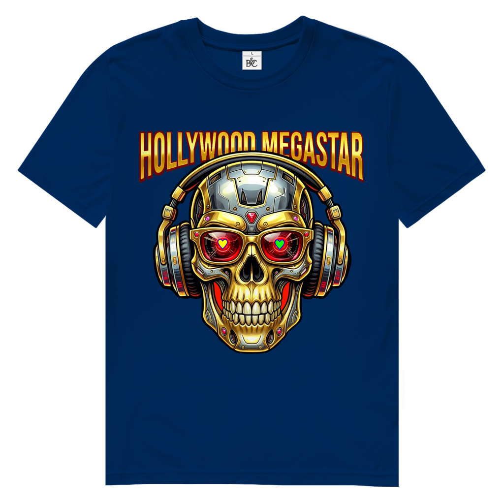 Herren Premium Bio T-Shirt HOLLYWOOD MEGASTAR