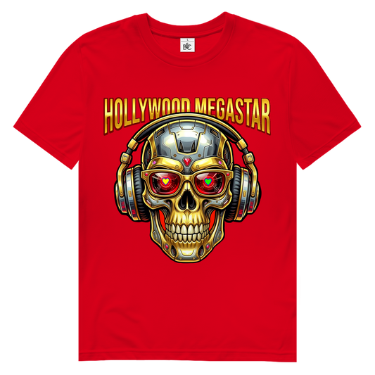 Herren Premium Bio T-Shirt HOLLYWOOD MEGASTAR