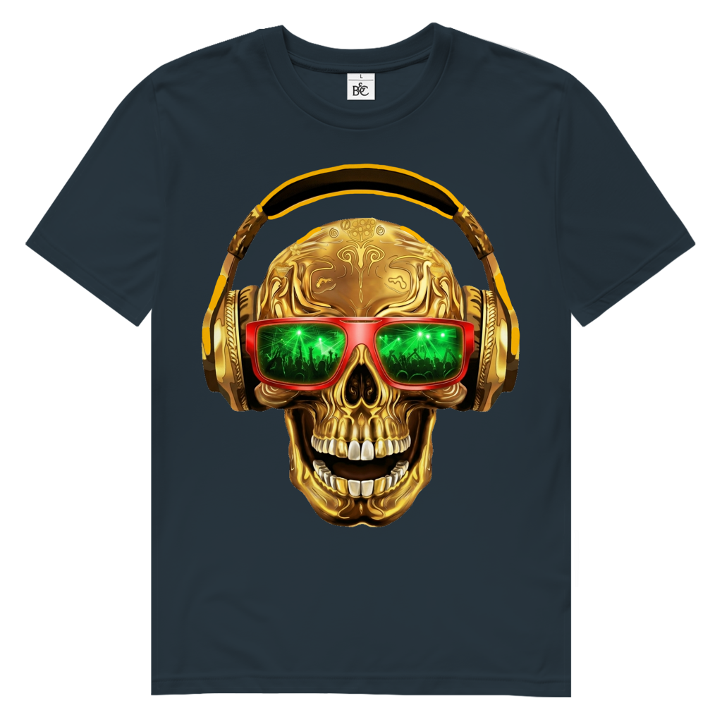 Herren Premium Bio T-Shirt MODEMARKE SKULL