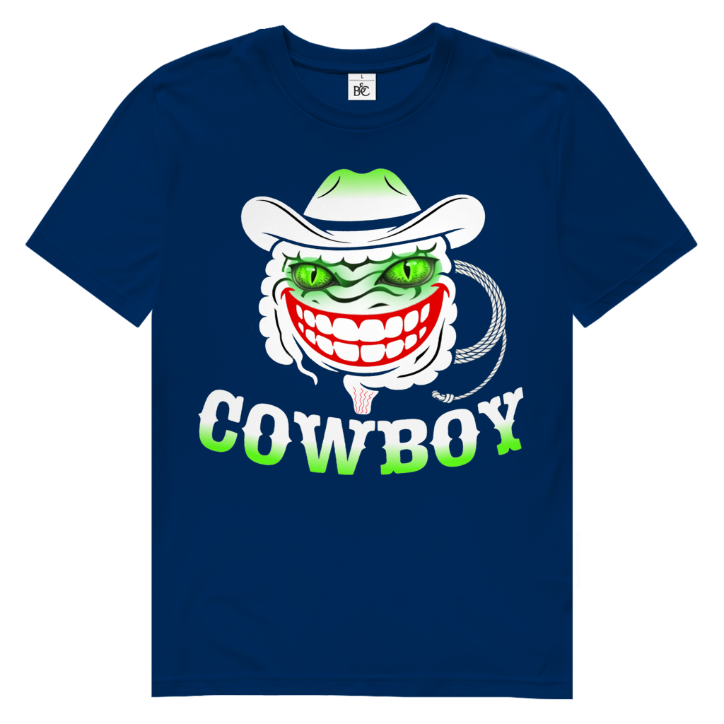 Herren Premium Bio T-Shirt COWBOY DESIGN