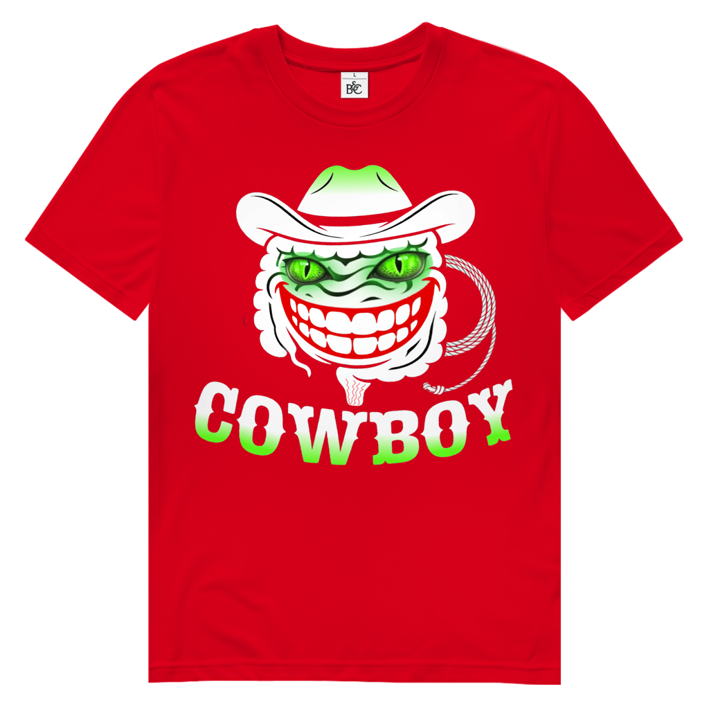Herren Premium Bio T-Shirt COWBOY DESIGN