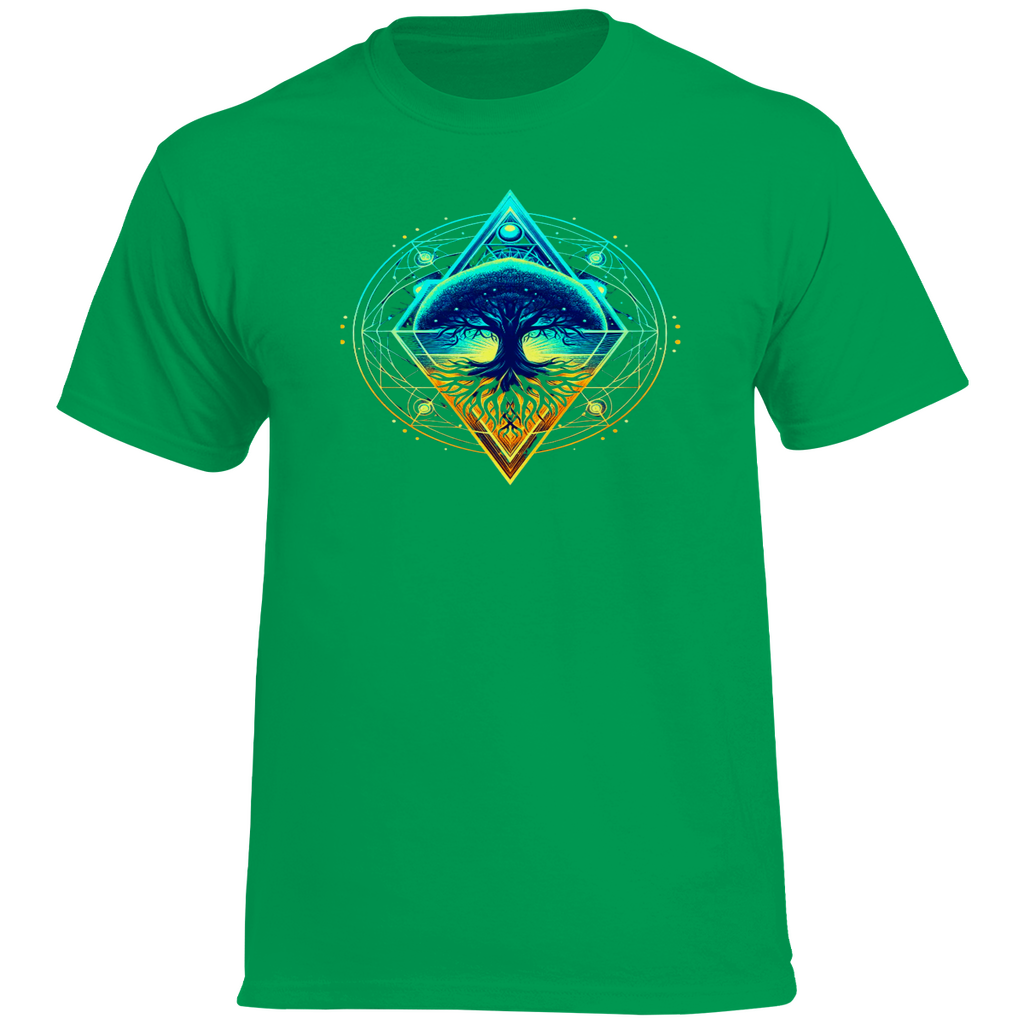 Kosmischer Baum des Lebens Herren T-Shirt