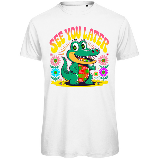 Happy Croco Vibes Herren Premium Bio T-Shirt