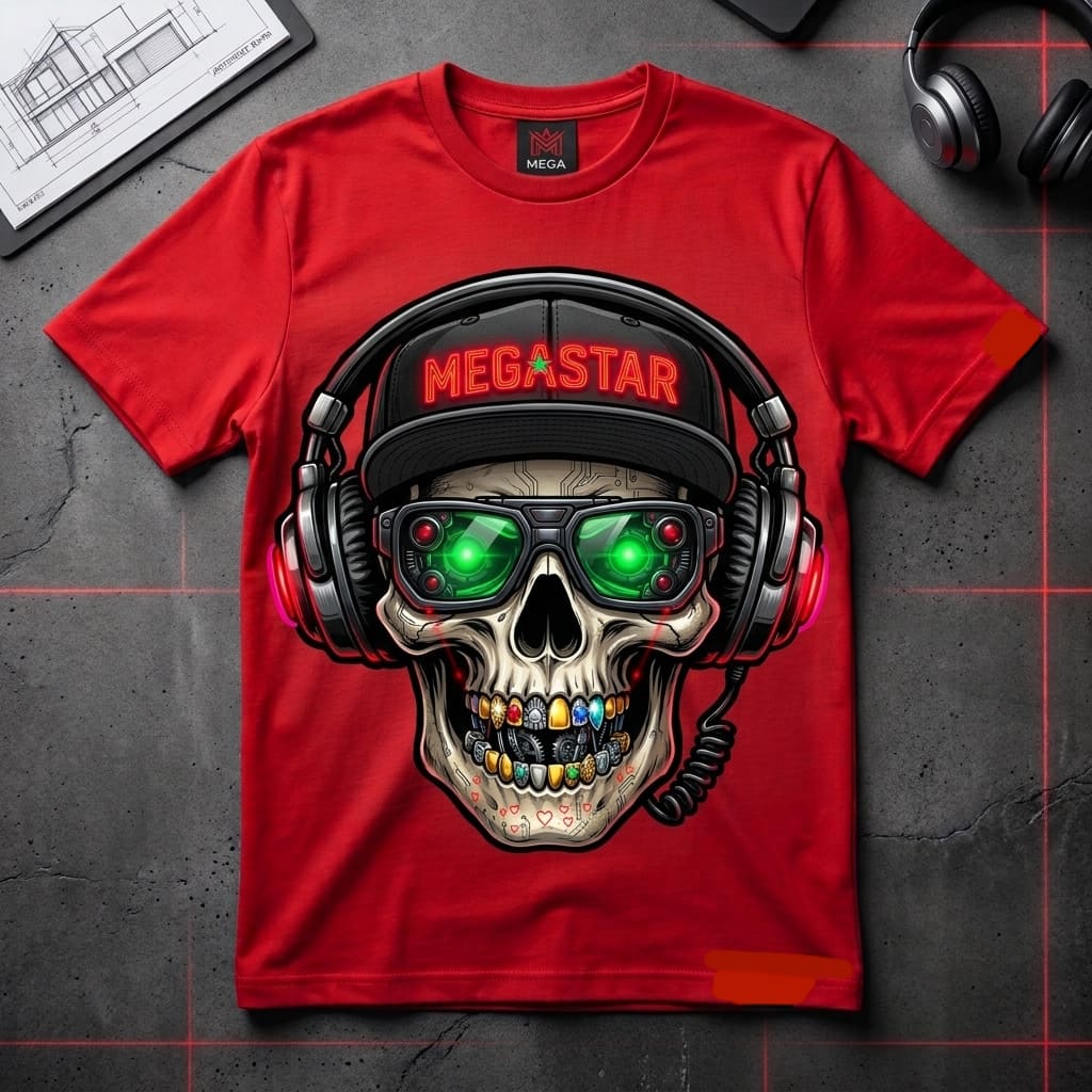 NEON VANDAL Herren Premium Bio T-Shirt