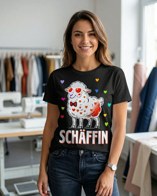 Damen Premium Bio T-Shirt SCHÄFFIN