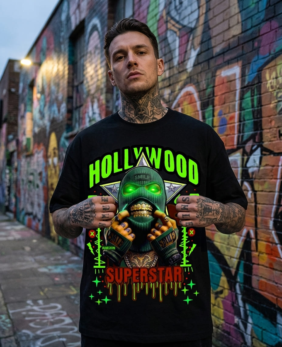 NEON UNDERWORLD Herren Premium Bio T-Shirt