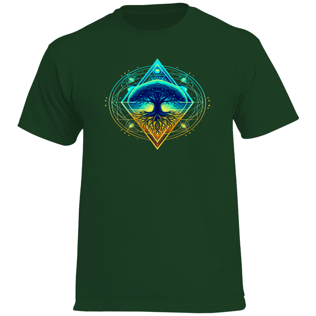 Kosmischer Baum des Lebens Herren T-Shirt