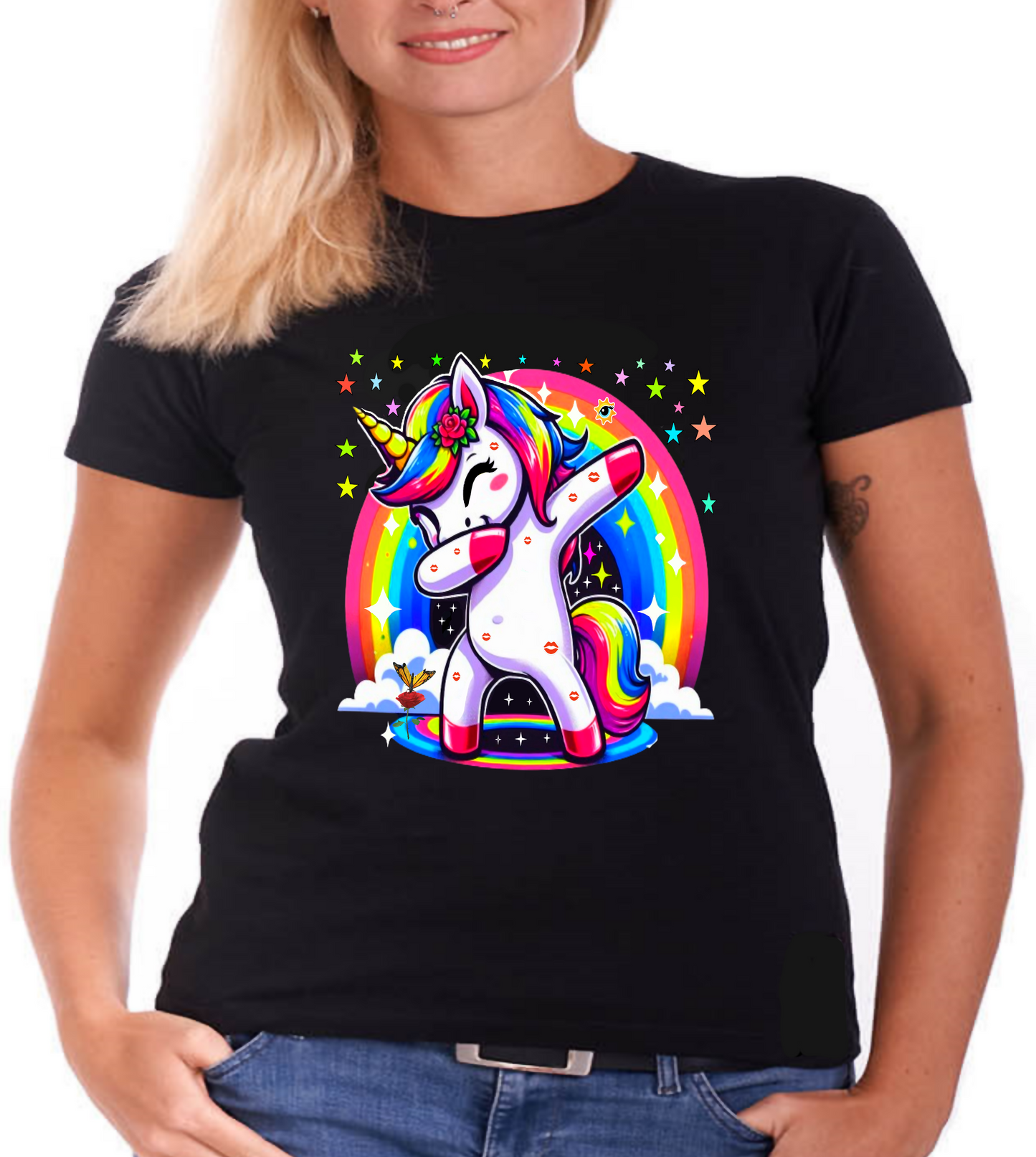 TSHIRT WOMEN SÜßES EINHORN