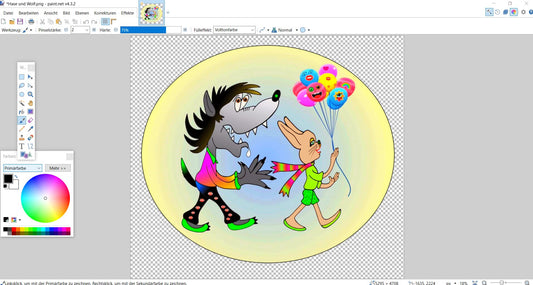 PaintNET und 3D Paint Bild Grafik Design lllustration Kurs