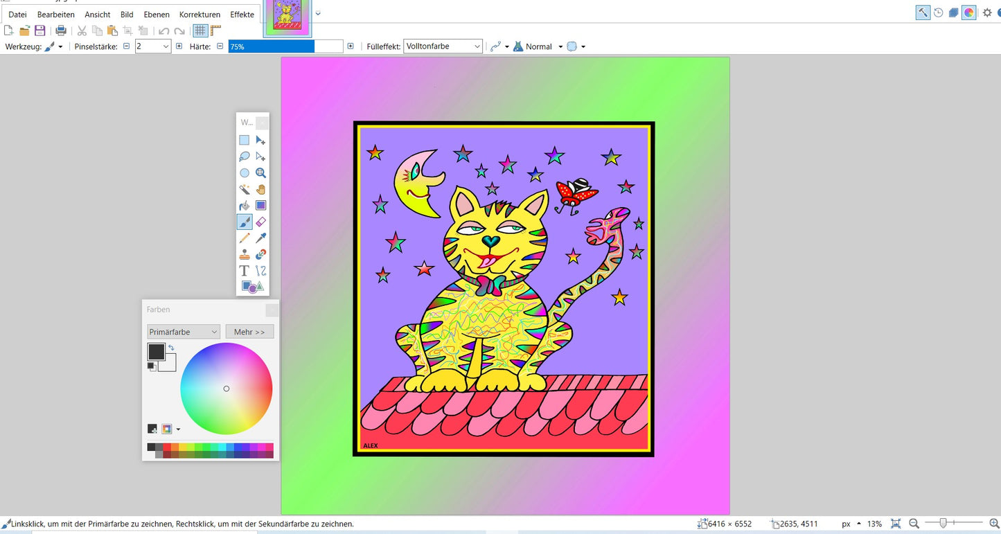 PaintNET und 3D Paint Bild Grafik Design lllustration Kurs